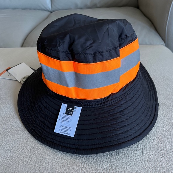 NWT - Brixton Builders Reversible Packable Bucket Hat - Size L/XL - Picture 3 of 6